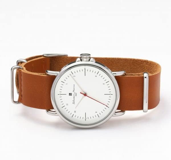 Salvatore Marra Men's Stainless Steel Quartz Watch SM22104-SSWH