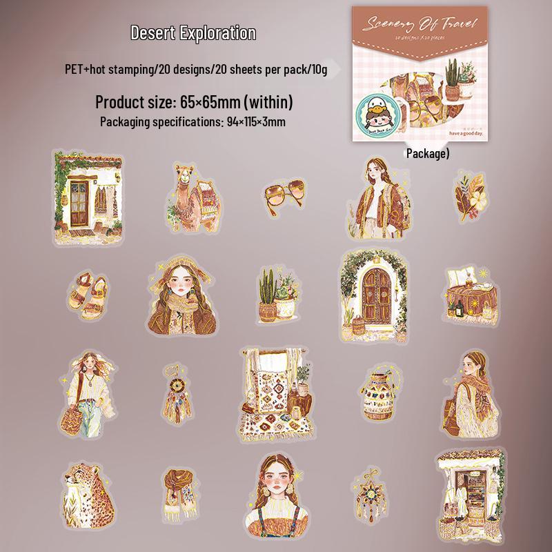 Paquete de Pegatinas para Mascotas de Día Maravilloso: 40 Hojas de Decoraciones para Diario de Flores Secas con Cera de Sellado