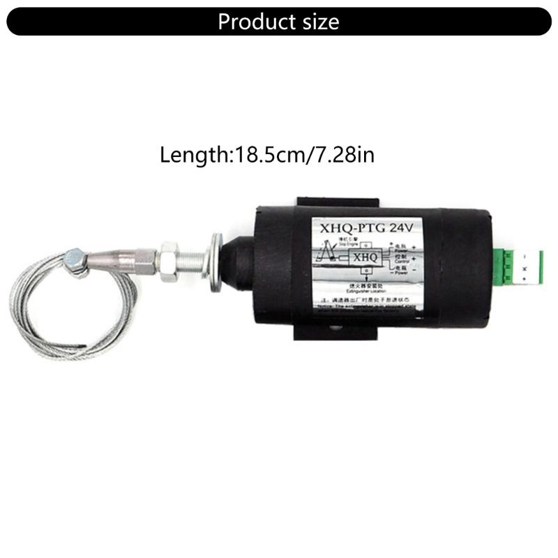 Easy Installation Double Voltage Diesels Engine Stop Solenoid Suitable for Reliable Fuel Cutoff and Intelligent Control