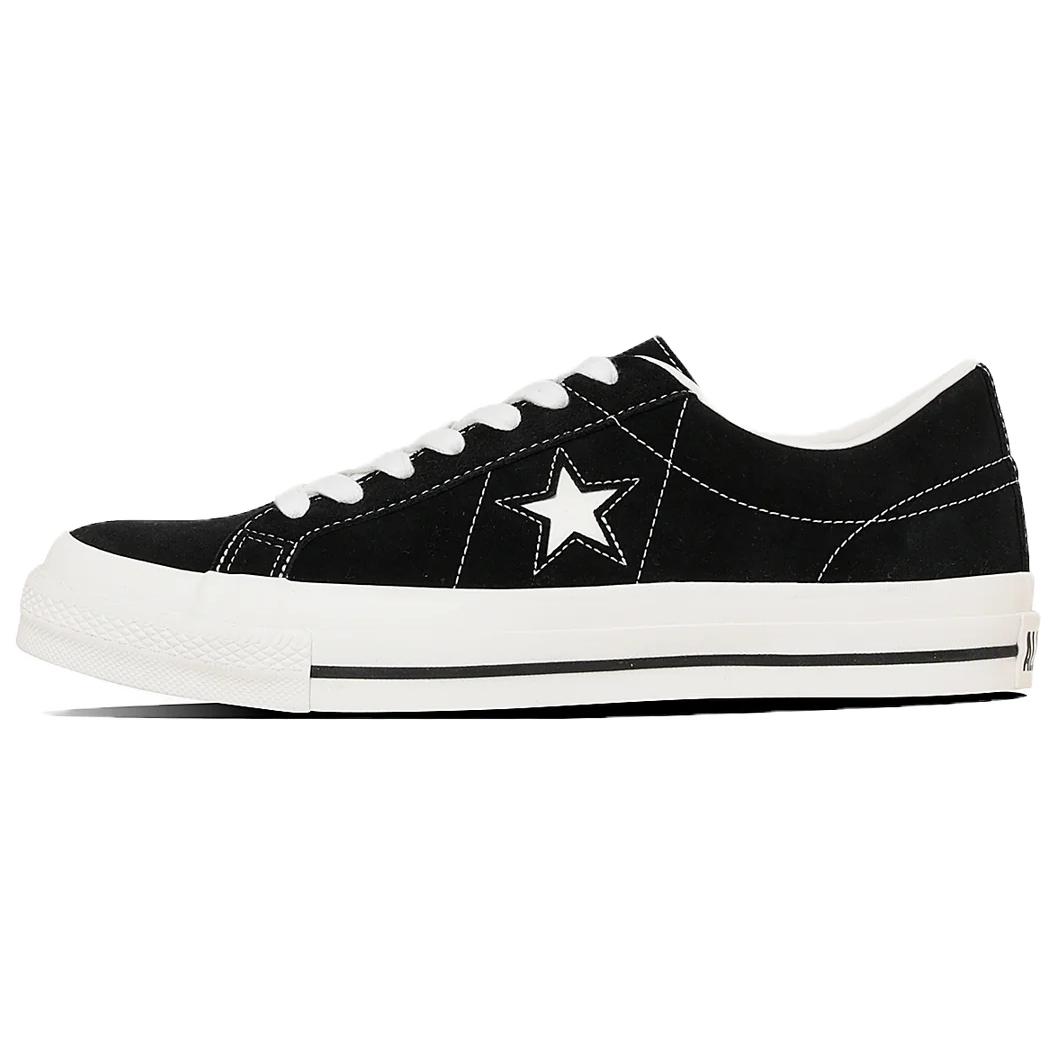 

New Converse ONE STAR Sude Anti Slip Wear Resistant Low Top Skateboard Shoes Unisex Black 35200860 41