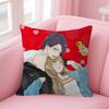 Anime My Love Story With Yamadakun At Lv999 Cushion Cover Inches Farmhouse Decor Home Throw Pillow Covers for Couch Decorations