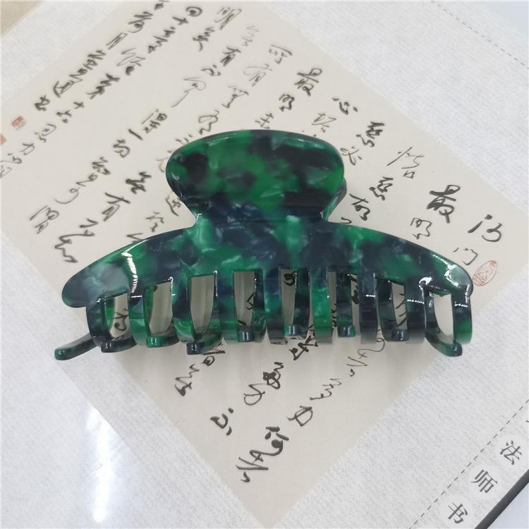 Women's High Quality 9.5cm Hair Claw Accessories 8 Colors American Fashion Tortoiseshell Resin Acetate