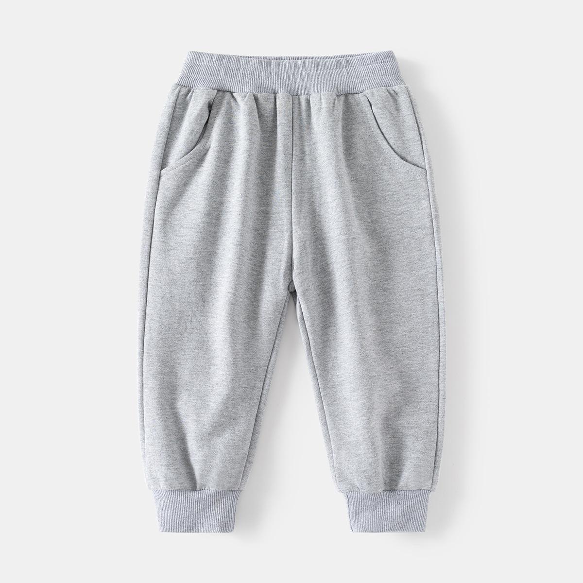 

Новые осенние спортивные штаны для мальчиков, корейская версия, детская одежда, однотонные детские спортивные штаны, повседневные штаны 130cm