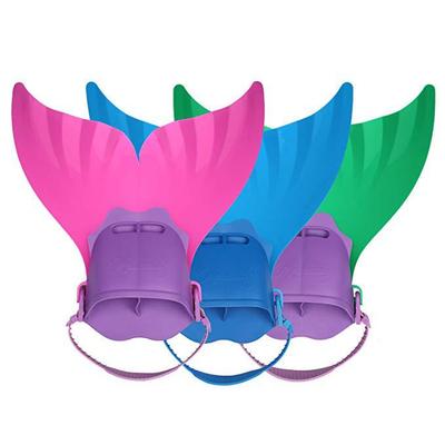 Mermaid Swimming Fins for Kids - Full Body Single Piece Whale Tail Flippers