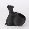 Schwarze Katze Pflanztopf Innen Außen Tierform Sukkulenten Kräuterpflanzen Blumentopf Behälter Zuhause Balkon Gartendekoration