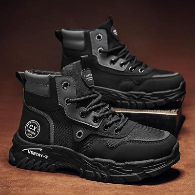 Martin Stiefel Herbst atmungsaktiv hohe Stiefel Britischer Stil Retro Bergsteigen Wüstenkampf Rhabarber Stiefel