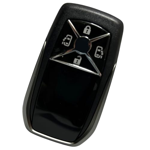 RiNan. Smart Key Case Key Cover Vellfire 20 Estima 50 Series Alphard Noah Voxy Toyota Universal 4 Button Gray