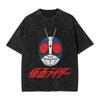 Kamen Rider Zornow Washed T Shirts Streetwear Hip Hop Fashion TShirts  Tees Tops for Men Women 100 Cotton Harajuku Summer