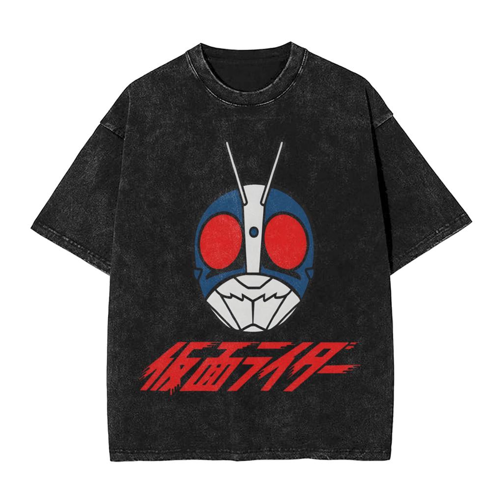 Kamen Rider Zornow Washed T Shirts Streetwear Hip Hop Fashion TShirts Tees Tops for Men Women 100 Cotton Harajuku Summer