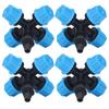 20Pcs Cross Spray Nozzle Irrigation Cross Atomization Micro Nozzle for Lawn Garden Terrace