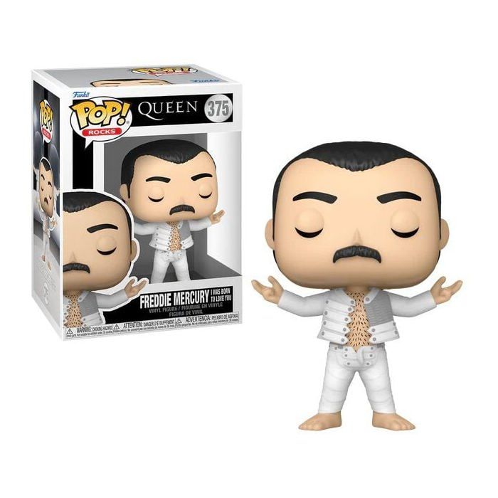 Figurine - Queen - Freddie Mercury - 9 Cm - Multicolore - Pop !