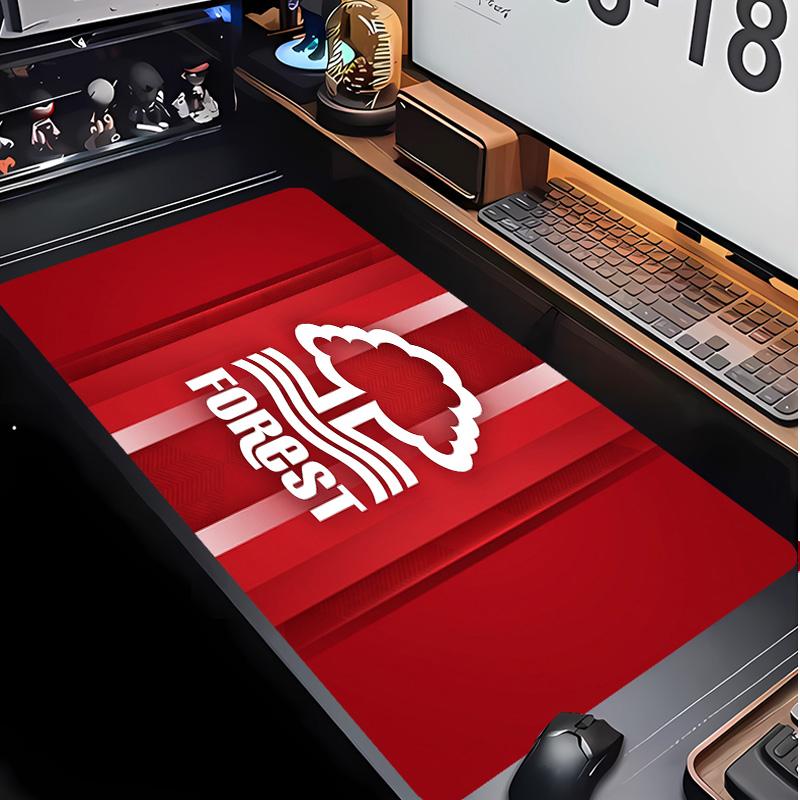 Nottingham Forest Football Pattern Mouse Pad Non?Slip Rubber Base Gaming Mousepad For Desk Office Home