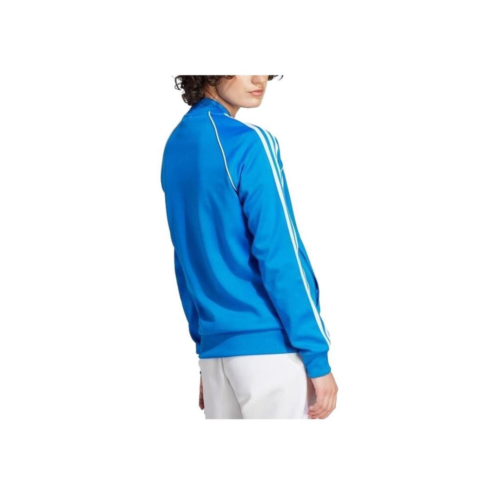 adidas Originals Sst Gestreifte Reißverschlussjacke Damenjacken Blau IL3794