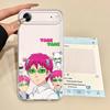 Cute Boy Saiki K-Kusuo Clear Cover Case for iPhone XR 7 8 SE 17 Air XS 16e 15 14 16 Plus 13 12 11 Pro Max