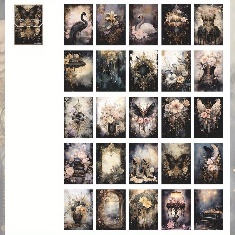 

1 шт. Серия «Фантазии Алисы» Мечтательный фон Блокнот Материал для DIY Базовая бумага для карточек Пакет материалов для блокнота «Прекрасный день»