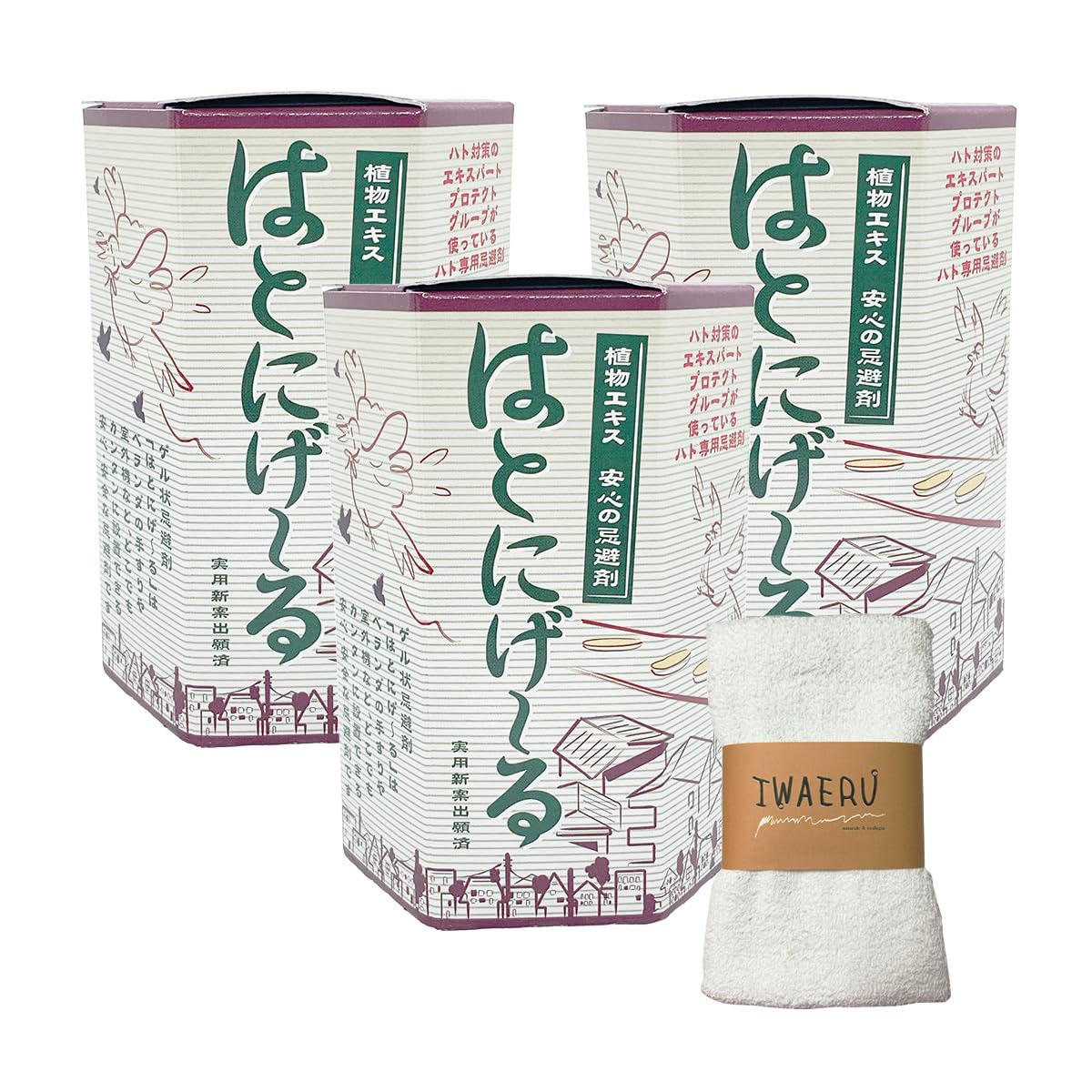 

Легко голубь просто поместите Отпугиватель голубей 10 3 коробки Отпугиватель голубей IWAERU набор полотенец контроль, это! Хатонигеру, считать, набор. (3)