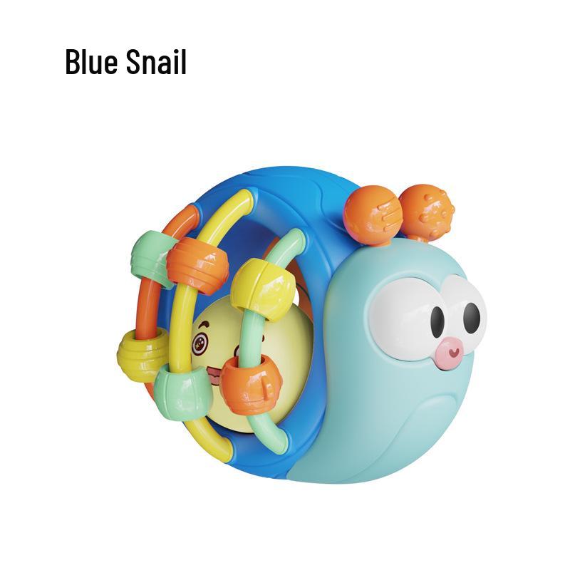 Infant & Toddler Snail Teething Grasp Ball 0-1 Year: Baby Hand Grip Rattle Toy