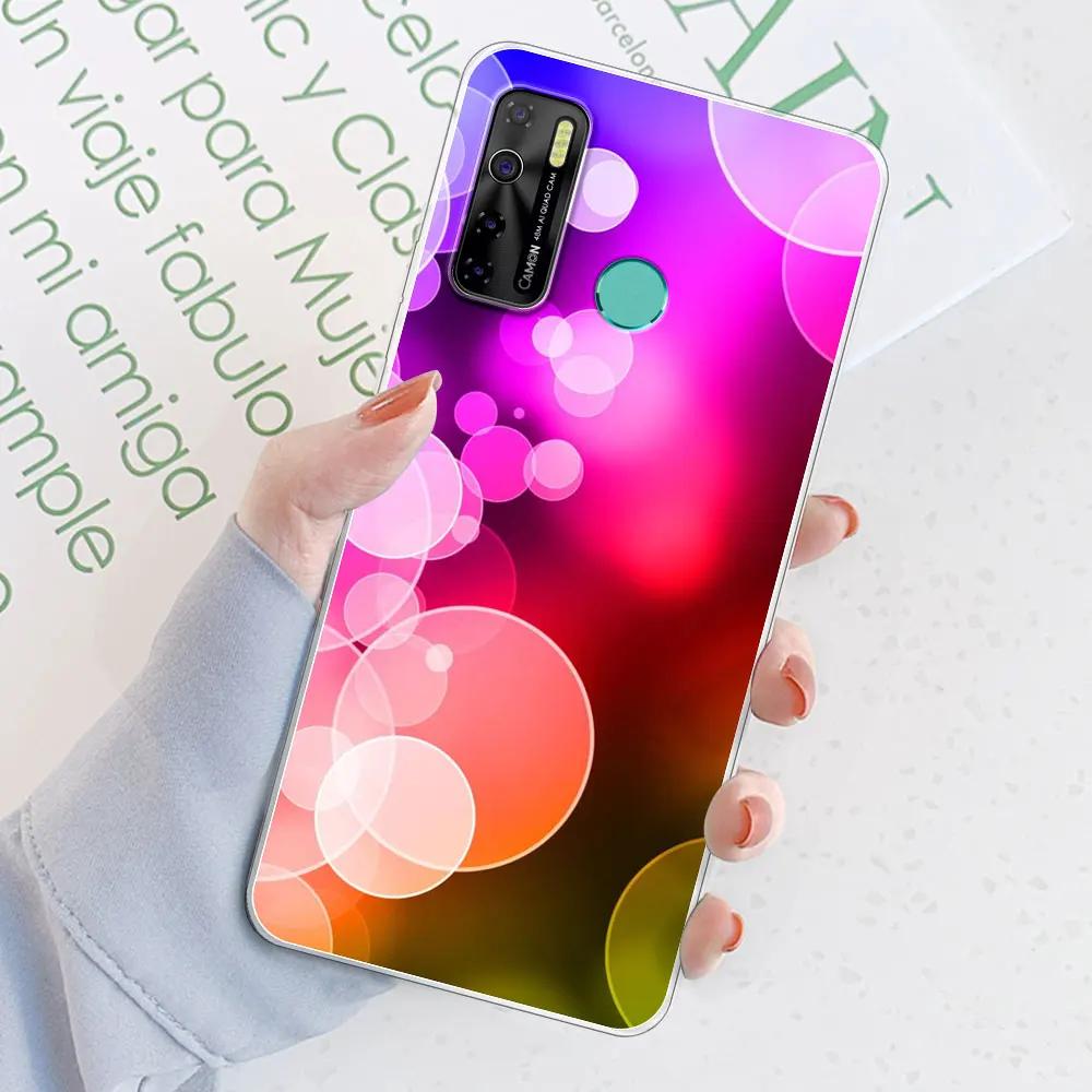 For Tecno Spark 5 Pro Case Cover For Tecno Camon 15 Air /Camon15 Funda Clear Soft Silicone TPU Phone Case or Tecno Spark 5 Coque