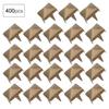 400 sad 4MM-7MM DIY Kožedělné hroty Nýty Čtvercové hroty Nýty Tašky Boty Opaskové doplňky Bronz