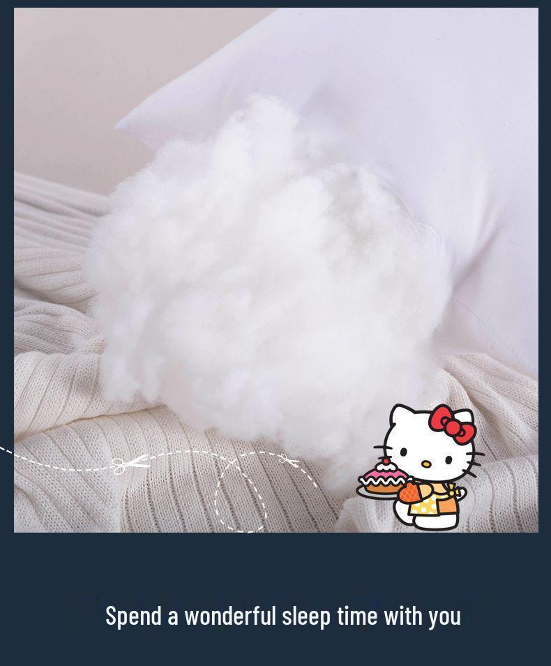 Miez Pernă de Corp Anime din Bumbac cu Elasticitate Ridicată, 50x160cm, 150 Ponderat Design Cloud cu Șapte Orificii