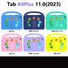 Samsung Galaxy Tab A9 A9+ Plus 2023 SM-X110 SM-X115 SM-X210 SM-X215 Etui Barnesikkert Tegneseriebokstav Bærbart EVA-Skum Støtsikkert Stativ Nettbrettdeksel