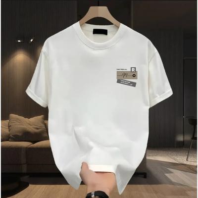 Summer Men Women Round Neck Short Sleeve Print T Shirt Breathable Sport Tops