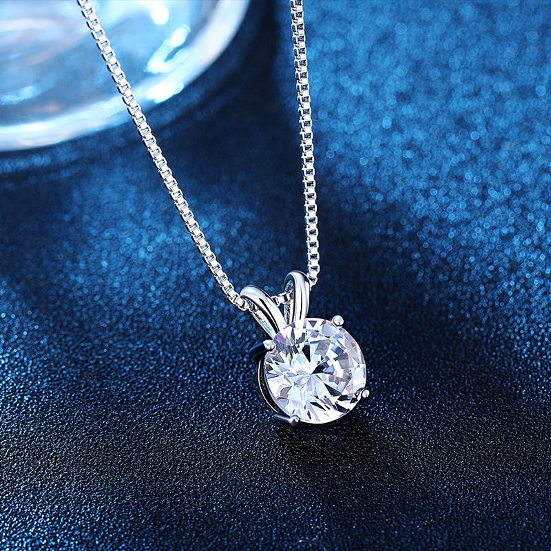 Xiaomi Huitan Niedliche Halskette für Damen mit AAA Zirkonia-Stein Einfacher Stilvoller Damenschmuck Tägliches Tragen Party Schmuck Geschenke