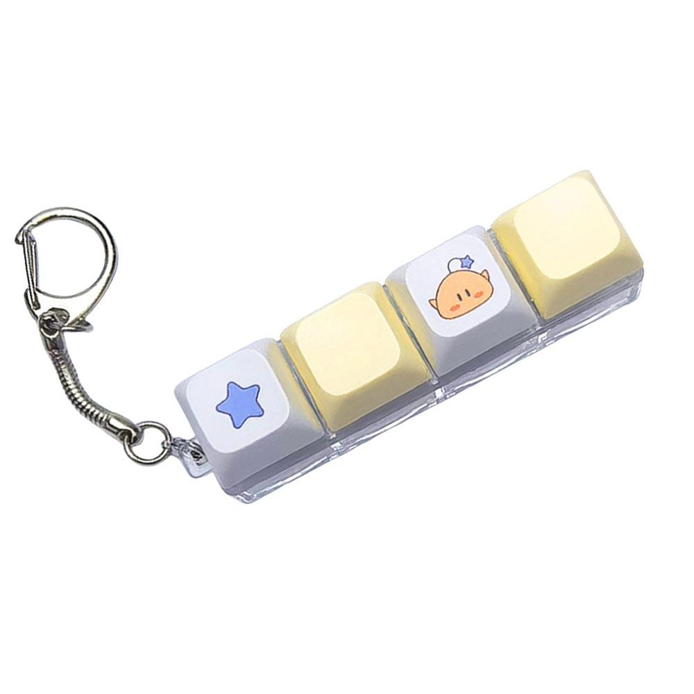 Keycap Finger Keyboard Cap 4/9 Keys Pinch Toy Relaxing Fidget Keychain  for Adult&Kids 02