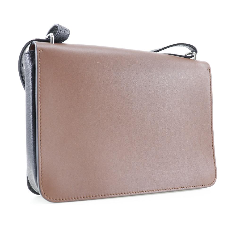 Burberry D Ring Shoulder Bag By Color Brown / Black Calfskin Women Used