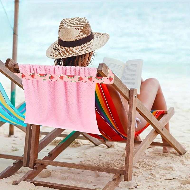 9pcs Outdoor Camping Beach Chair Towel Windproof Fixing Straps - Elastic Fixing Clips For Clothes, Towels, Bath Towels - Suitable For Outdoor