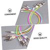 MUELODSIC Napkin Clips 5 Pack Silicone Iron Foldable Colorful Random Color