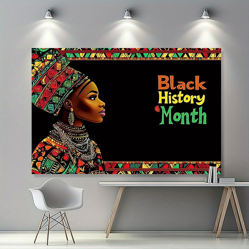 One Wall Display On Black History Month - African American Culture Photography As a Family Activity and Celebration Event