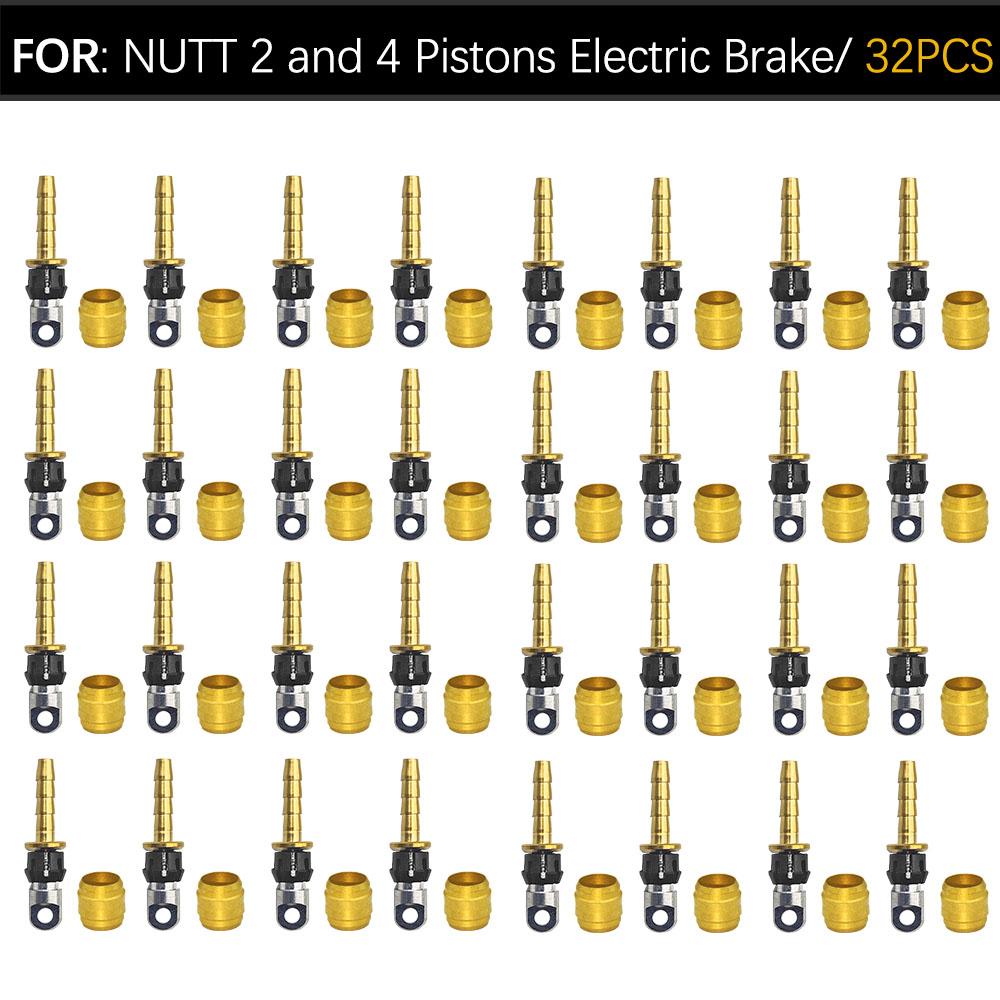 NUTT 4 Piston Y-5 Electric E-Bike Scooter Disc Brake Hydraulic Bicycle 140 160 180 Rotor For A5-D KUGOO Dualtron Kaabo Mantis
