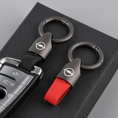High-end Luxury Men Women Leather/Metal Key Chain Fashion Keychain Key Ring For Corsa D Astra Insignia Combo OPC Vauxhall