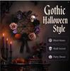 Artificial Halloween Wreath with Dark and Design for Home Decor