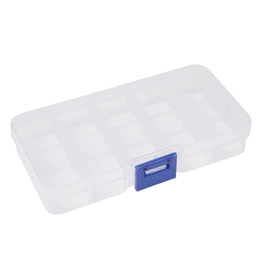 10/15/24 Grids Compartments Plastic Box Jewelry Bead Storage Container DIY Organizer Beads Bracelet Jewelry Boxes Tool Parts Box