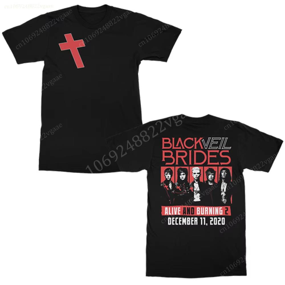 Summer Black Veil Brides T Shirt Men Cotton Women Vintage Short Sleeve Kids Tee Shirt Oversized Tops