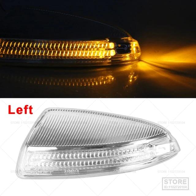 Car Side Mirror Light Rearview Mirror Turn Signal Lamp for Mercedes Benz W204 W164 ML300 ML500 ML550 ML320 2048200721 2048200821 Left 2048200721