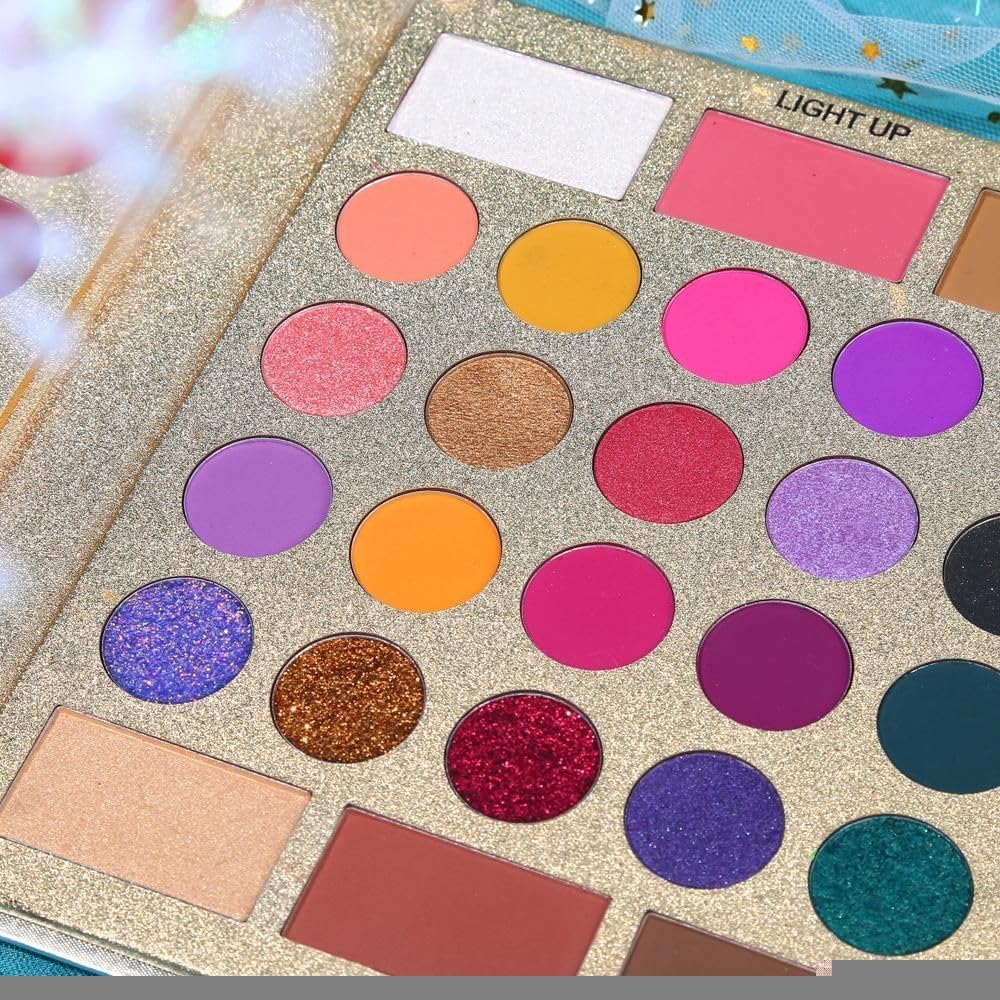 HUDACRUSH 86 Colors Makeup Kit for Women & Girls - Eyeshadow Palette with Matte & Shimmer Finishes, Highly Pigmented & Blendable for Perfect Eye Sh