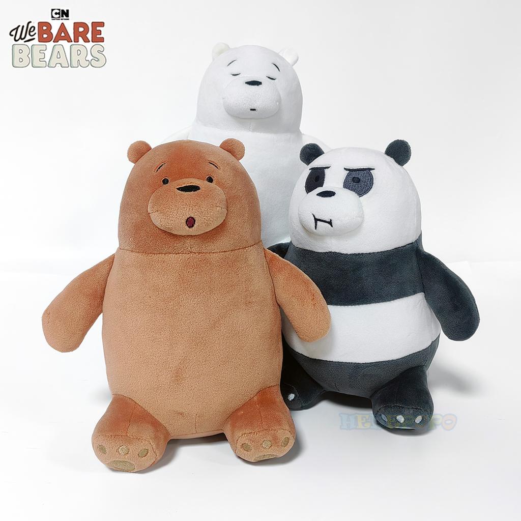 Wir Bären Plüschtier Neu 20cm Sitzender Grizzly Panda Eisbär Cartoon Stofftier Spielzeug Puppe für Kind Geschenk