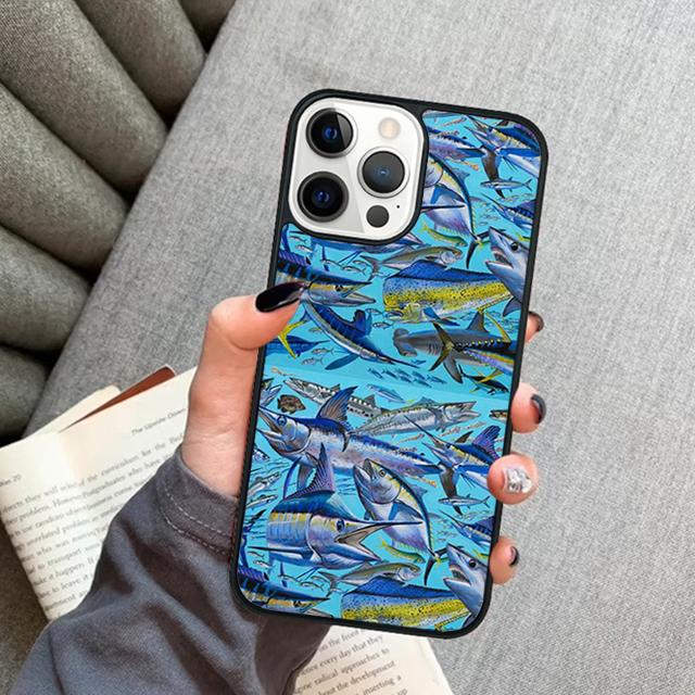Mahi gamefish Mobile Phone Cases Cover For iPhone 17 Air 16 15 14 12 13 11 Pro MAX apple Plus Coque