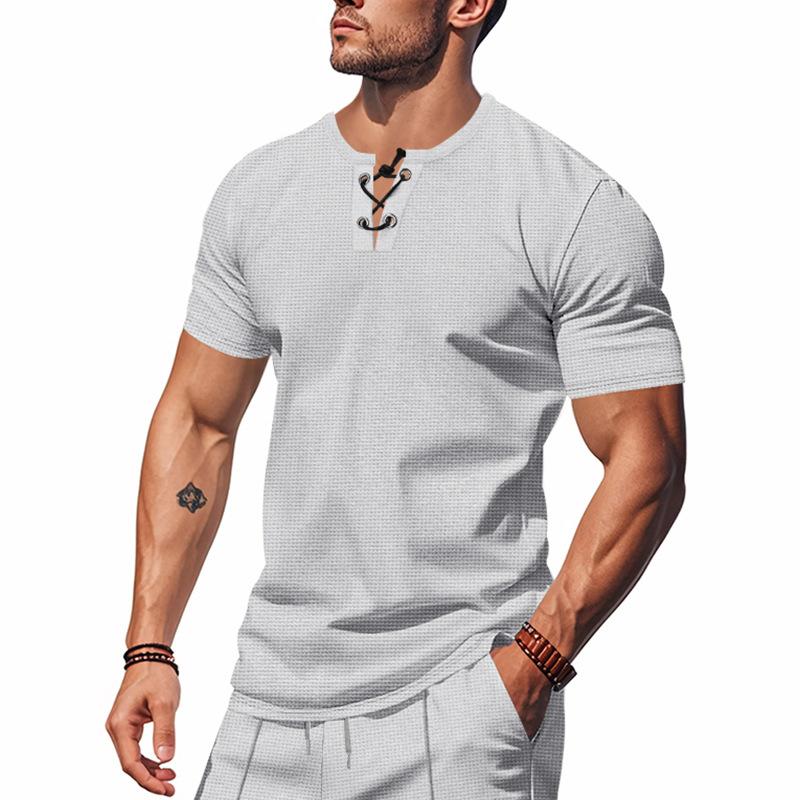 Men's T-shirt Summer Breathable Simple Casual Men's Short-sleeved Top