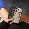 iPhone 17 Pro Max Drop-Proof Matte Magnetic Protective Case Cover