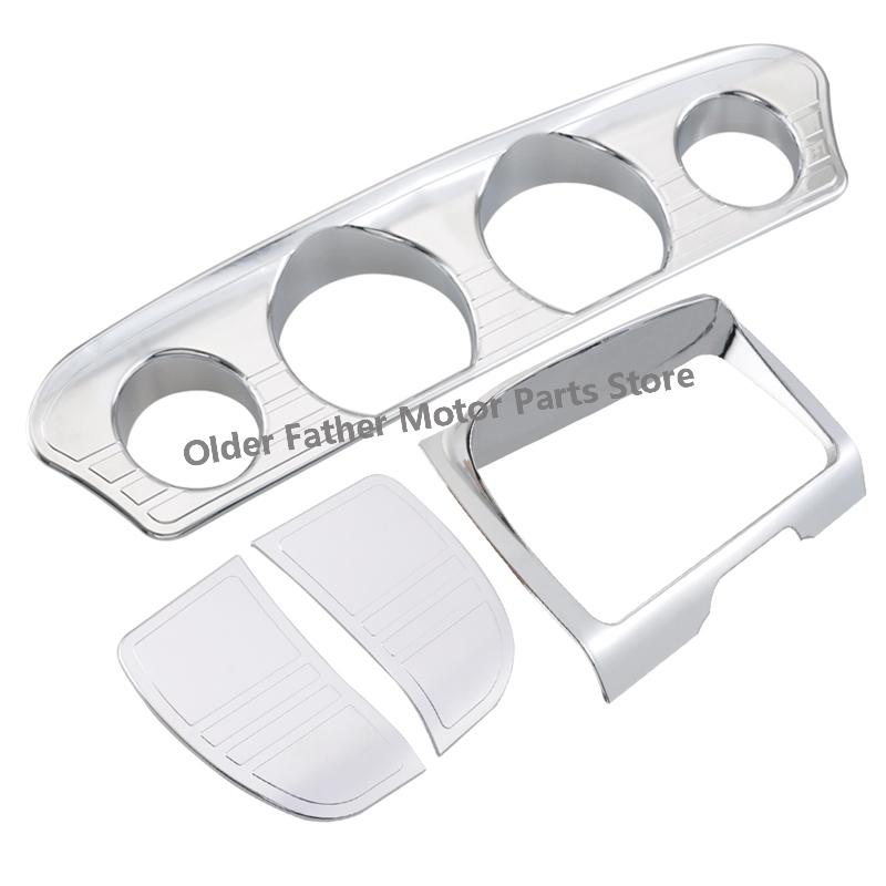 Motorcycle Accessory Inner Fairing Gauge Stereo Speaker Switch Trim Panel Cover For Harley Electra Glide Street Glide Tri 2014+