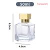 1 st Tom Flaska Dispenser Parfymflaska Spray 50 ml Högkvalitativ Glas Bärbar Rese Delikat Parfymflaska