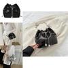 Trendy Chain Bucket Bag 2023 Summer New Sequin Shoulder Bag Street Fashion Commuter Crossbody Bag