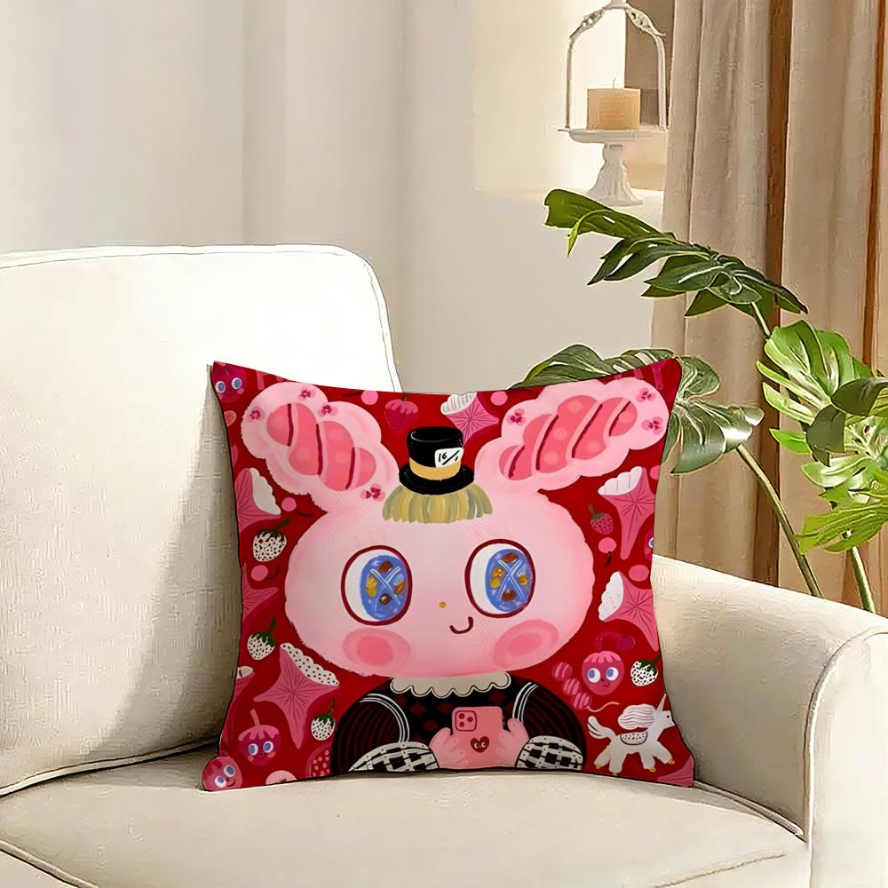 Art KKima artist Cushion Cover Reversible Plush Pillow Cover Soft Fluffy Home Decor for Sofa Bedroom