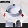 Ceiling Hole Cover Plate Downlight Trim Compact Wall Mount Recessed Light for