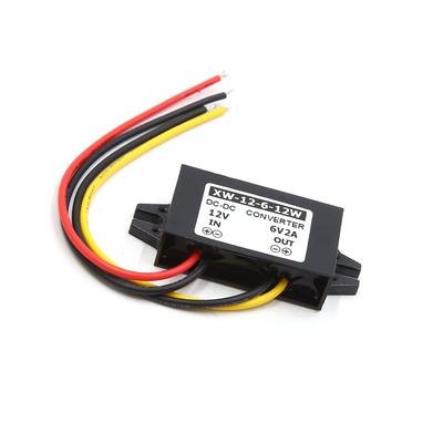 ACROPIX DC -6V 2A Transformateur d'alimentation Universel pour Voiture Noir