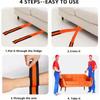 Furniture Electrical Handling Straps Labor-saving Lift Straps for Carrying Heavy Objects Reusable Move Carrying Strap Tool